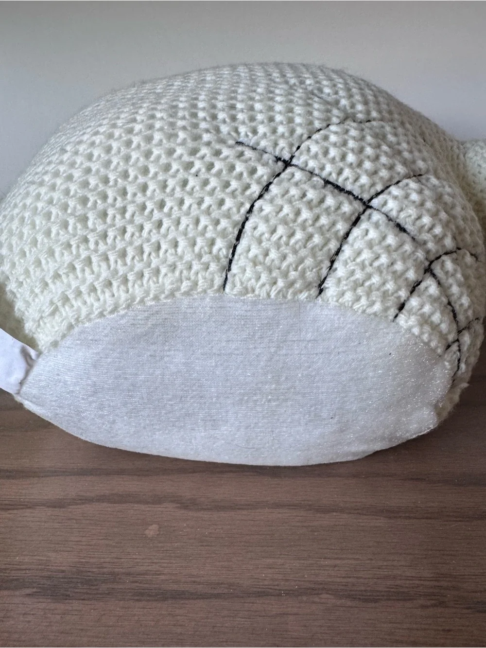 Hallow Home Waffle Knit Weighted Ghost Plush/Pillow w Spider and Web Summerween